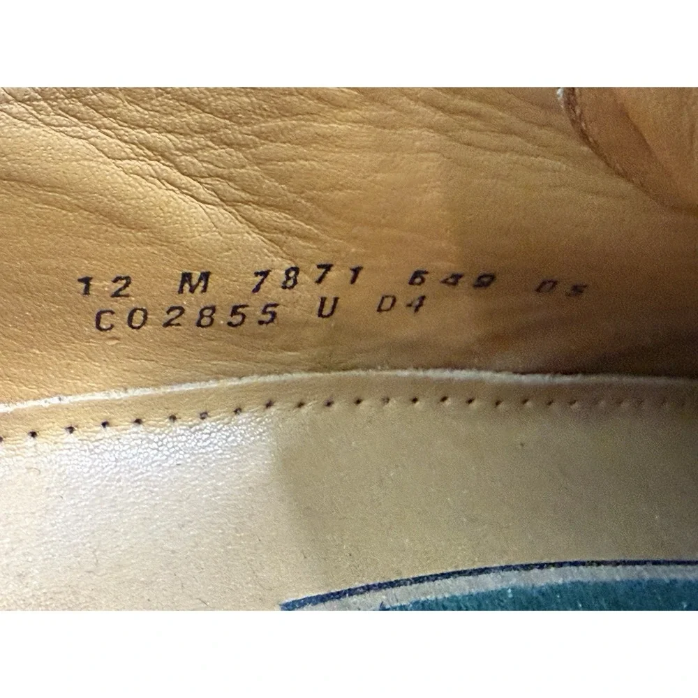 Cole Haan Brown Men's 12 M Lace Up Leather Oxford Dress‎ Shoe Water Proof EUC